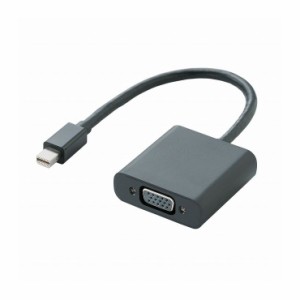 エレコム Mini DisplayPort-VGA変換アダプタ AD-MDPVGABK(代引不可)【送料無料】