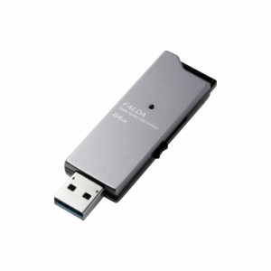 エレコム 高速USB3.0メモリ(スライドタイプ) MF-DAU3064GBK(代引不可)【送料無料】