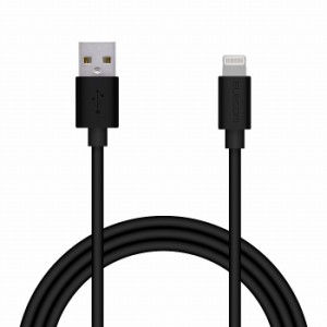 エレコム iPhoneケーブル ライトニングケーブル 1m iPad iPod データ通信 充電 USB-A Lightning MPA-UAL10BK(代引不可)