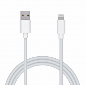 エレコム iPhoneケーブル ライトニングケーブル 1m iPad iPod データ通信 充電 USB-A Lightning MPA-UAL10WH(代引不可)【送料無料】