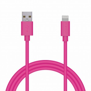 エレコム iPhoneケーブル ライトニングケーブル 1.5m iPad iPod データ通信 充電 USB-A Lightning ピンク MPA-UAL15PN(代引不可)