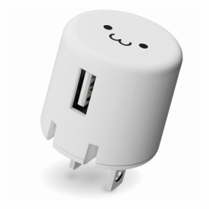 エレコム スマホ充電器 AC充電器 USB-Aメス 1ポート 1.0A出力 コンパクト ホワイトフェイス MPA-ACU07WF(代引不可)