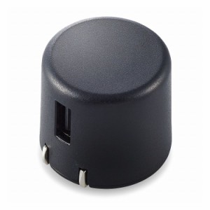 エレコム スマホ充電器 AC充電器 USB-Aメス 1ポート 1.8A出力 コンパクト ブラック MPA-ACU08BK(代引不可)