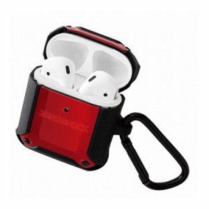 Airpods ケース / カバー 耐衝撃 ワイヤレス充電対応 ZEROSHOCK レッド AVA-APZERORD エレコム(代引不可)【送料無料】