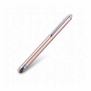 タッチペン 導電繊維 滑り心地 なめらか 指紋防止 防汚 スタンダード シンプル ピンク P-TPS03PN エレコム(代引不可)