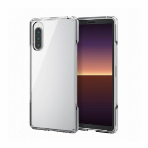 Xperia 10 II ケース 薄型 ハイブリッドTPU+ポリカーボネート 耐衝撃 ストラップホール付 クリア PM-X202HVCCR エレコム(代引不可)