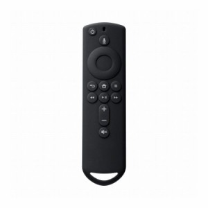 リモコンカバー Fire TV Stick 4K/Fire TV第3世代/Fire TV Cube用 Alexa対応 シリコン製 ブラック AVD-AFTSRCBK エレコム(代引不可)