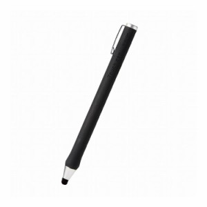 タッチペン タブレット iPad スマホ ボールペン型 好感度タイプ 太軸 ブラック タブレット学習 学校 子供 キッズ P-TPBPENBK エレコム(代