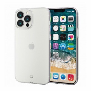 iPhone 13 Pro Max ケース カバー TPU ストラップホール付 クリア PM-A21DUCTCR エレコム(代引不可)【送料無料】
