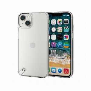 iPhone13 ケース カバー ハイブリッドケース ストラップホール付 クリア PM-A21BHVCKCR エレコム(代引不可)【送料無料】