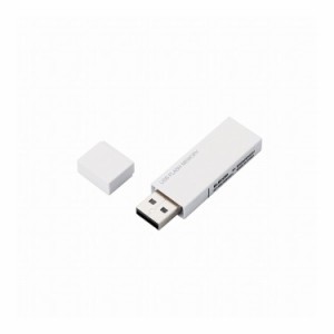 USBメモリ USB2.0 キャップ式 16GB 暗号化セキュリティ パスワード自動認証機能 1年保証 ホワイト MF-MSU2B16GWH エレコム(代引不可)