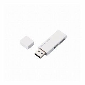 USBメモリ USB2.0 キャップ式 32GB 暗号化セキュリティ パスワード自動認証機能 1年保証 ホワイト MF-MSU2B32GWH エレコム(代引不可)