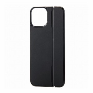 iPhone13 mini 背面パネル スタンド収納式 磁力吸着 MAGKEEP ブラック PM-A21AMAG01BK(代引不可)【送料無料】