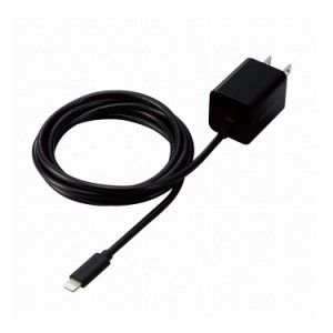 エレコム USB Type-C 充電器 PD 対応 20W ライトニングケーブル 一体型 1.5m iPhone iPad 他対応 スイングプラグ 小型 軽量 ACアダプター