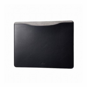 MacBook Pro 14インチ ( M1 2021 ) 用 パソコン ケース カバー スリーブタイプ ソフトレザー 内側起毛素材 スリム PCケース ブラック BM-
