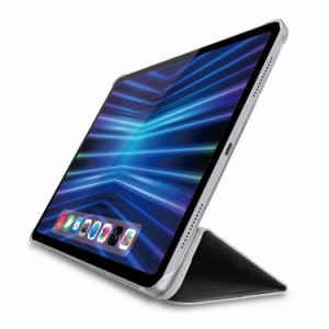 エレコム iPad Pro 11インチ 第4世代 ( 2022 ) 用 ケース ソフトレザー カバー 手帳型 スリープ対応 マグネット フラップ 2アングル 背面