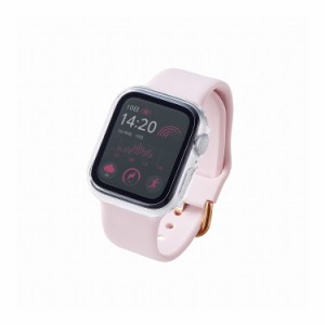 エレコム アップルウォッチ カバー Apple Watch SE ( 第2世代 / 第1世代 ) / Series 6 / 5 / 4 40mm フルカバー セラミックコート ゴリラ