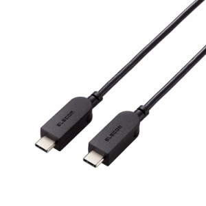 エレコム ELECOM タイプC ケーブル USB Type C to Type C 1.2m PD 60W対応 スイングコネクタ 左右90度回転 Type-C機器対応 ブラック MPA-