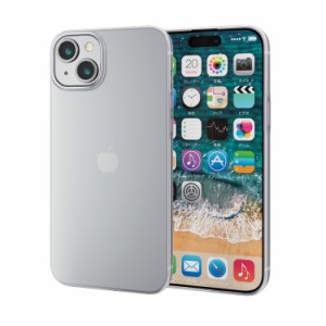 エレコム ELECOM iPhone 15 Plus 用 ケース ソフト カバー 超軽量 極薄 カメラレンズ保護設計 クリア PM-A23BUCUCR(代引不可)【メール便