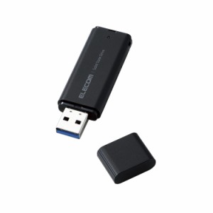 ELECOM エレコム SSD 外付け 2TB USB3.2 Gen1 読出最大400MB/秒 超小型 USBメモリ型 ポータブル キャップ式 USB A 接続 ブラック ESD-EMC