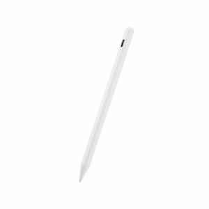 エレコム タッチペン スタイラスペン 充電式 USB Type-C 充電 磁気吸着 樹脂(POM)ペン先 ペン先交換可 【 iPad スマホ タブレット 各種対