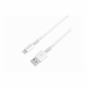カシムラ USB充電&同期ケーブル 1.2m LN 抗菌 WH KL124