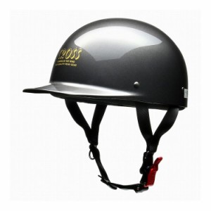 リード工業 ハーフヘルメットGM ガンメタリック CR680GM【送料無料】
