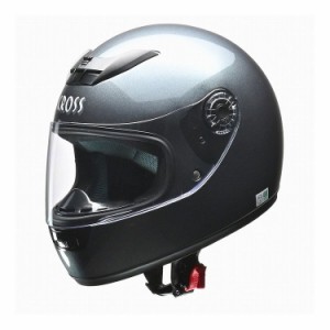 リード工業 CROSSフルフェイスヘルメットGM ガンメタリック CR715GM【送料無料】