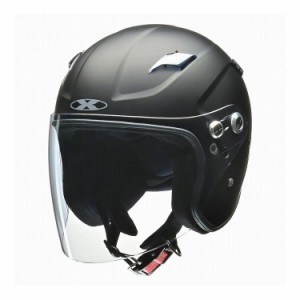 リード工業 セミジェットヘルメット RAZZO-STRADA X-AIR マットブラック STRADAMATBKF【送料無料】