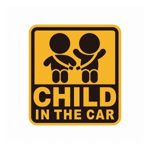 セイワ セーフティサイン CHILD IN THE CAR WA121