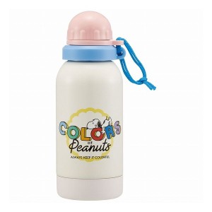 スケーター 子供用 直飲み ステンレスボトル 水筒 常温 健康 580ml ピーナッツ カラーズ SSSC6 Skater