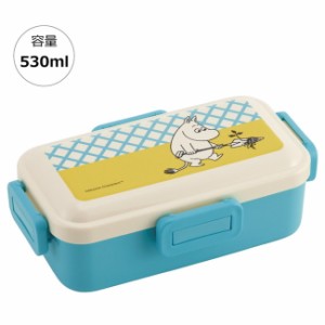 スケーター 銀イオン抗菌 弁当箱 ふわっと盛れる 4点ロック 530ml ムーミン カラフル PFLB6AG キャラクター かわいい 可愛い Skater