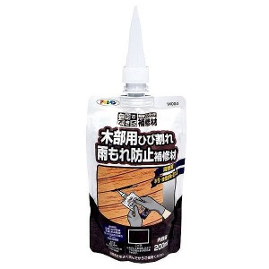 アサヒペン AP ワンタッチ木部補修材 200ml こげ茶 W004