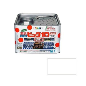 アサヒペン AP 水性ビッグ10多用途 5L 216白【送料無料】