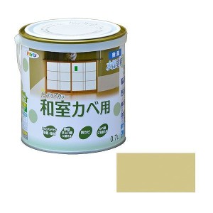 アサヒペン AP New水性インテリア和室カベ0.7L浅黄色【送料無料】