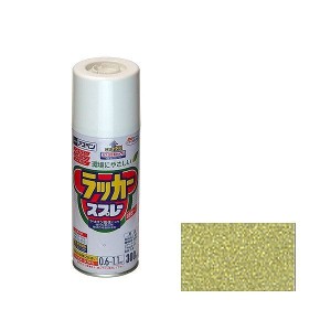 アサヒペン AP アスペンラッカースプレー 300ml 金(新)