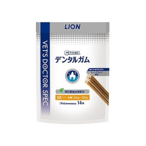 ライオン商事 PETKISS ベッツドクタースペック デンタルガム M 犬用 14本【送料無料】