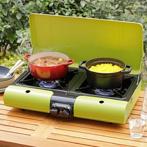 イワタニ カセットガス テーブルトップBBQコンロ フラットツインS CB-TBG-2 アウトドアコンロ バーベキュー【送料無料】