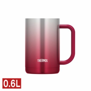 サーモス THERMOS 真空断熱ジョッキ 0.6L スパークリングレッド JDK-600C SP-R タンブラー コップ グラス カップ【送料無料】