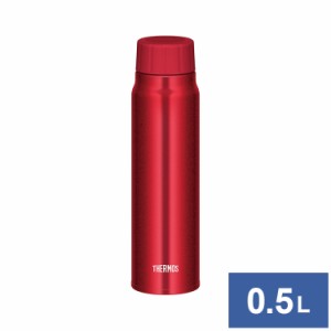 THERMOS サーモス 水筒 保冷炭酸飲料ボトル 0.5L FJK-500 R レッド アウトドア レジャー キャンプ 遠足(代引不可)【送料無料】