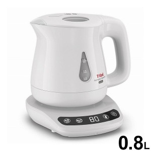 ティファール T-fal アプレシア ロック コントロール ホワイト 0.8L KO8401JP 電気ケトル 電気ポット 湯沸かしケトル 湯沸かしポット 湯