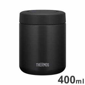 THERMOS サーモス 真空断熱スープジャー JBR-401 BK 保温・保冷 オフィス 学校 ランチジャー お弁当 遠足 アウトドア レジャー ブラック