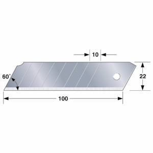 タジマ・J型カッター用替刃・CB-62 大工道具：金切鋏・カッター：タジマカッター替刃