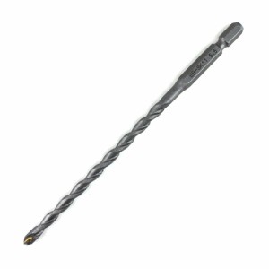 先端工具・コンクリートドリルのコンクリートドリル5.5X150MM。インパクトドライバーでモルタル・ブロック・石こうボードへ穴あけができ