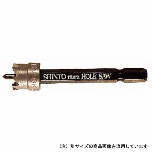 シントー・ミニホールソー‐HSS・11MM 先端工具：鉄工ドリル：メーカー品ホールソー