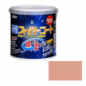 アサヒペン 多用途-水性スーパーコート 0.7L-シャド-ピンク