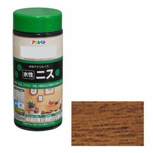 アサヒペン 水性ニス 300ML-メ-プル