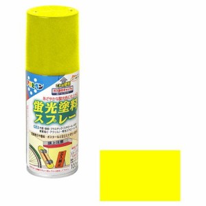 アサヒペン 蛍光塗料スプレー 100ML-レモン