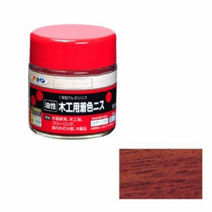 アサヒペン 油性木工用着色ニス 100ML-マホガニー