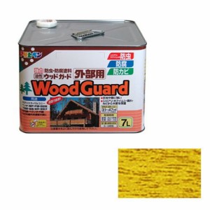 アサヒペン 油性ウッドガード外部用 7L-パイン-15【送料無料】